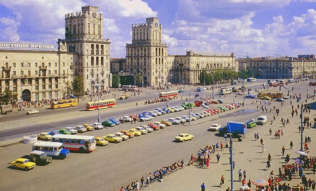 Белоруссия в советское время. Минск СССР. Минск 80-е. Минск Привокзальная площадь. Минск 70-е.