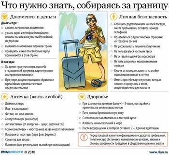 Советы туристу, собирающемуся за границу (РИА Новости, Россия) 07.10.2022, ИноСМ