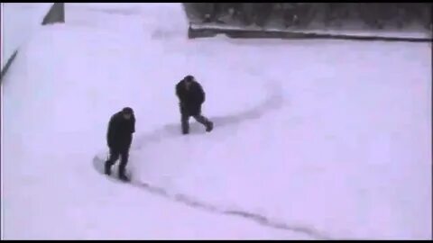 Приколы видео снег