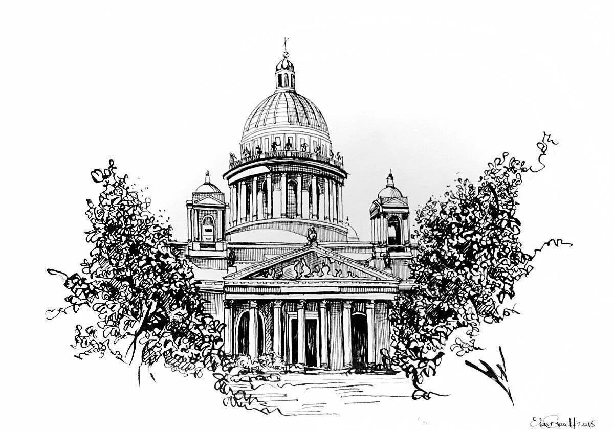 Петербург эскиз. Гризайль архитектурный пейзаж. Раскраска достопримечательности. Канал грибоедова санкт-петербург. Петербург графика.