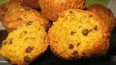 Вкусные кексы из тыквы