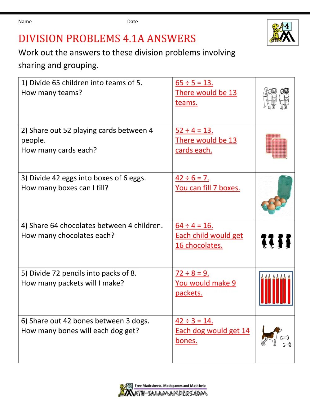 Dividing problem. Word problems 4 grade.