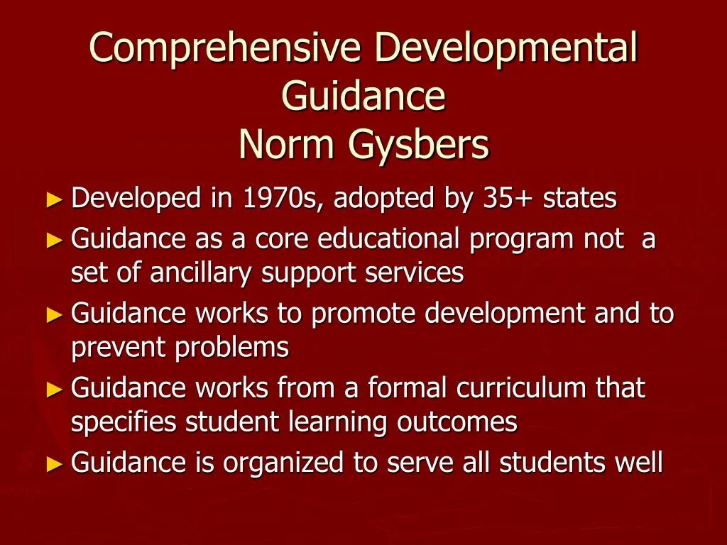 Comprehensive development. Comprehensive development