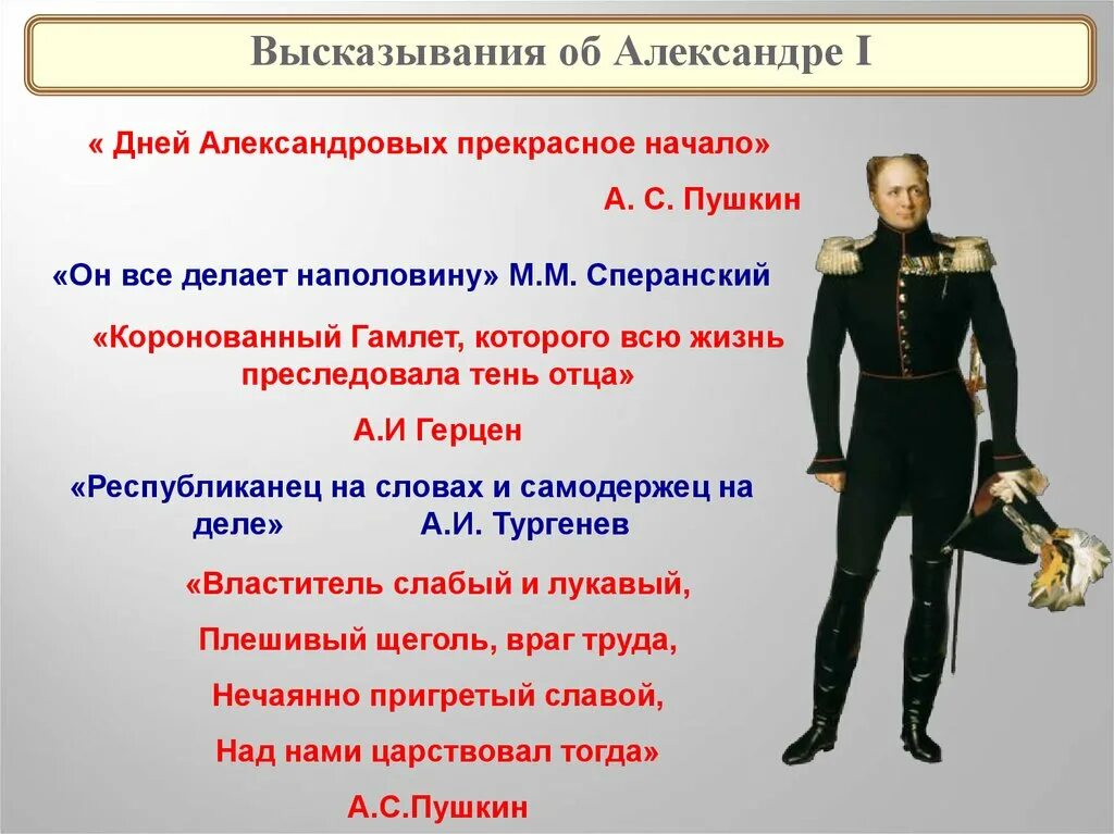 Высказывания историков и современников об александре 1. Высказывания историков и современников об александре 1