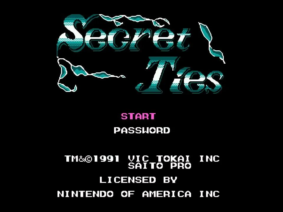Secret start. Secret ties nes. secret ties nes обложка. постеры secret ties nes. secret ties (rus) nintendo обложка.