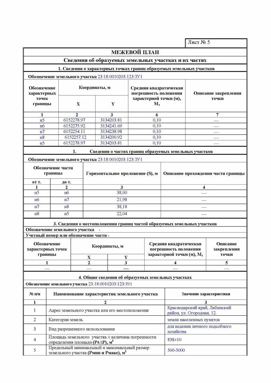 Описание местоположения пункта