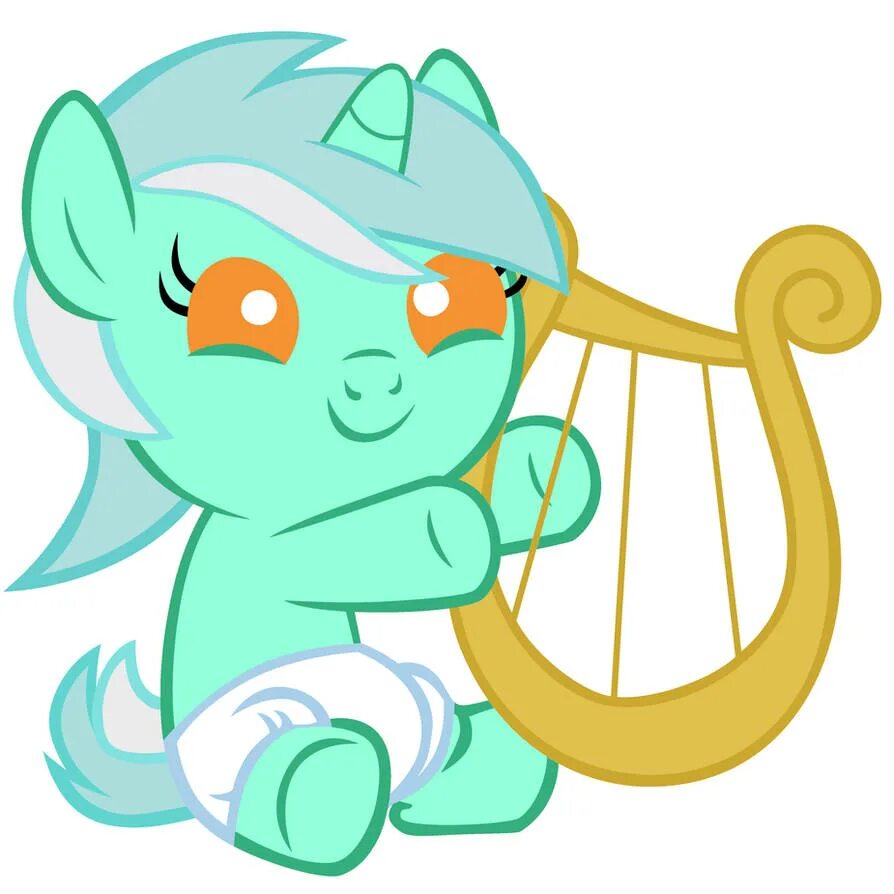 MLP Lyra Heartstrings. Pony baby