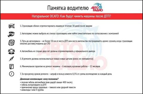 Сроки ремонта авто по осаго