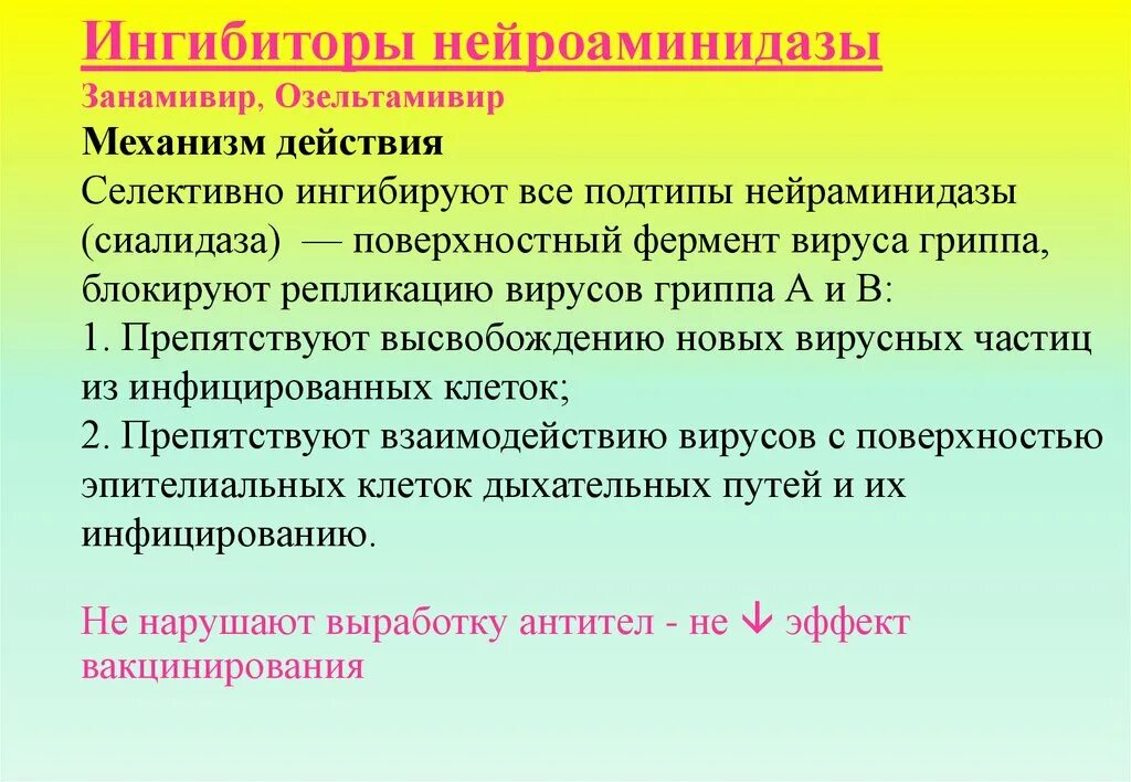 Ингибитор нейраминидазы гриппа. Ингибитор нейраминидазы гриппа