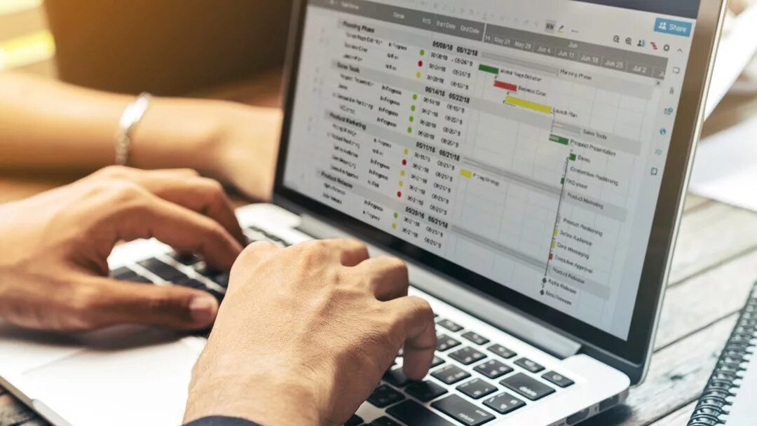 Soft management. Проектирование на ноутбуке. management software. программное обеспечение для управления проектами. project management.