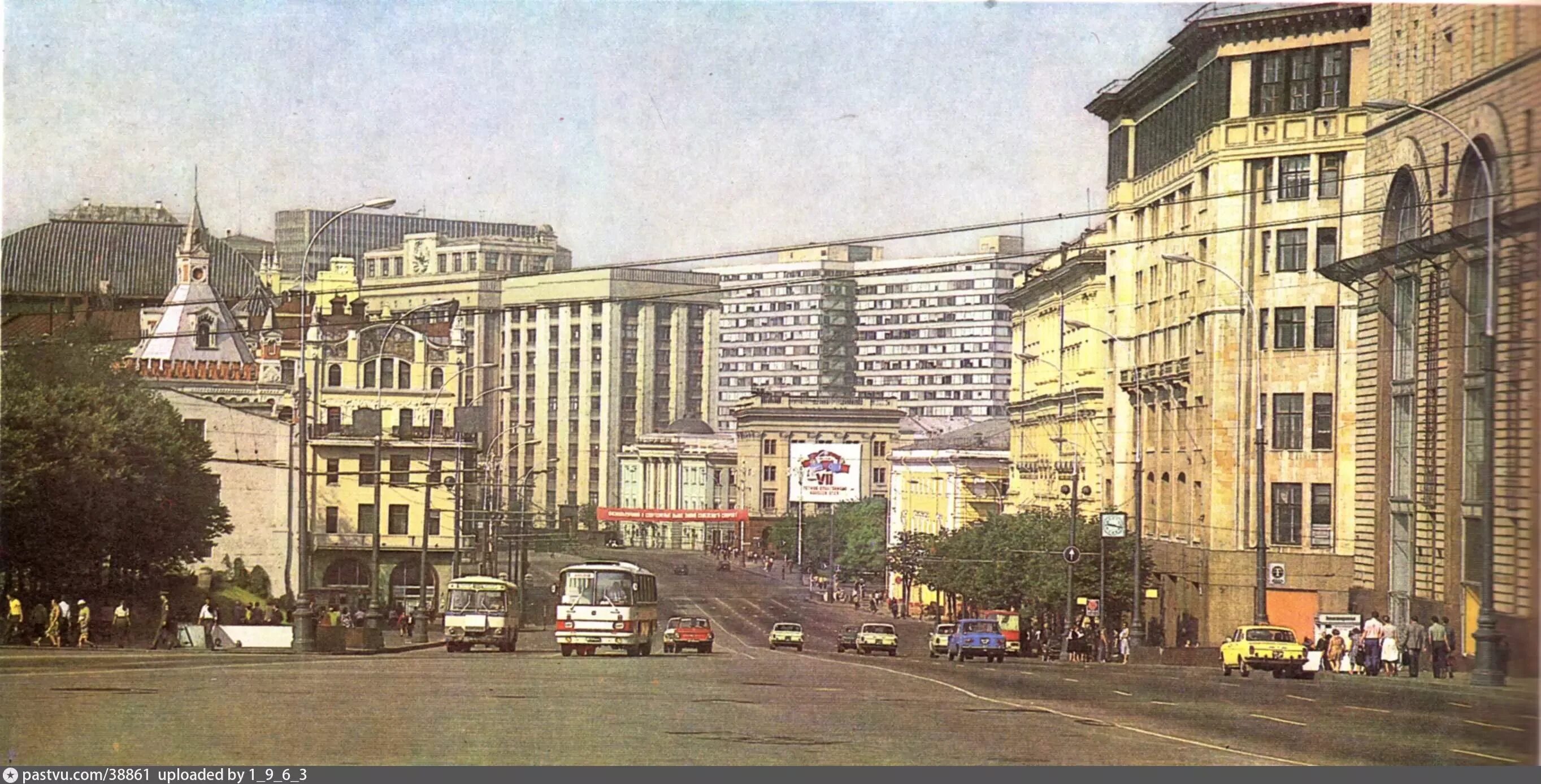 Проспект Маркса Москва СССР. Тверская улица 80-е. Москва 70-80 годов.