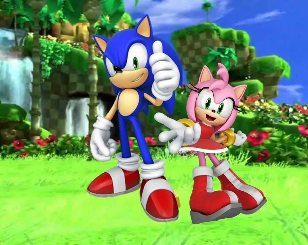 Sonic and Amy. Соник и Эми. Соник бум и его друзья Эми Роуз.