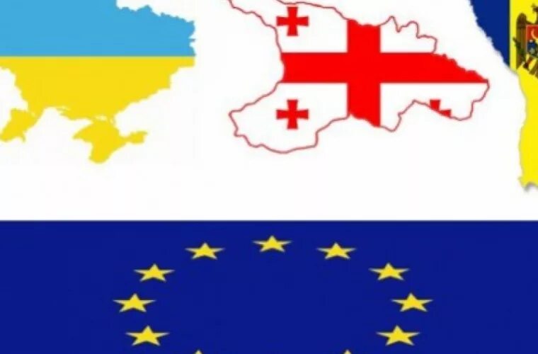 Флаг Украины и Грузии. Флаги Грузии и Молдавии. Грузия Молдова Украина Евросоюз. Флаг грузински Украина.