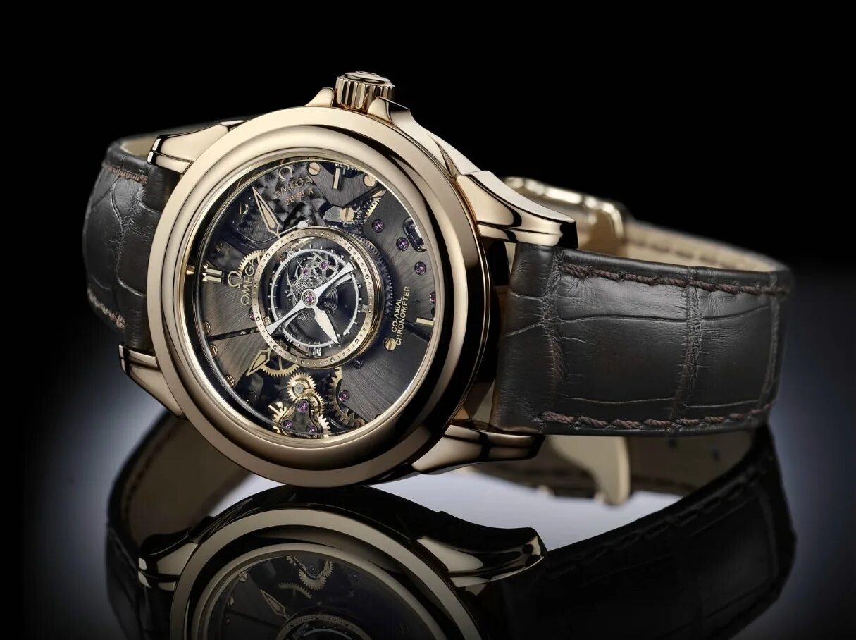 Привожу часы. Омега турбийон. омега де виль турбийон. omega de ville tourbillon реплика. часы омега с турбийоном.