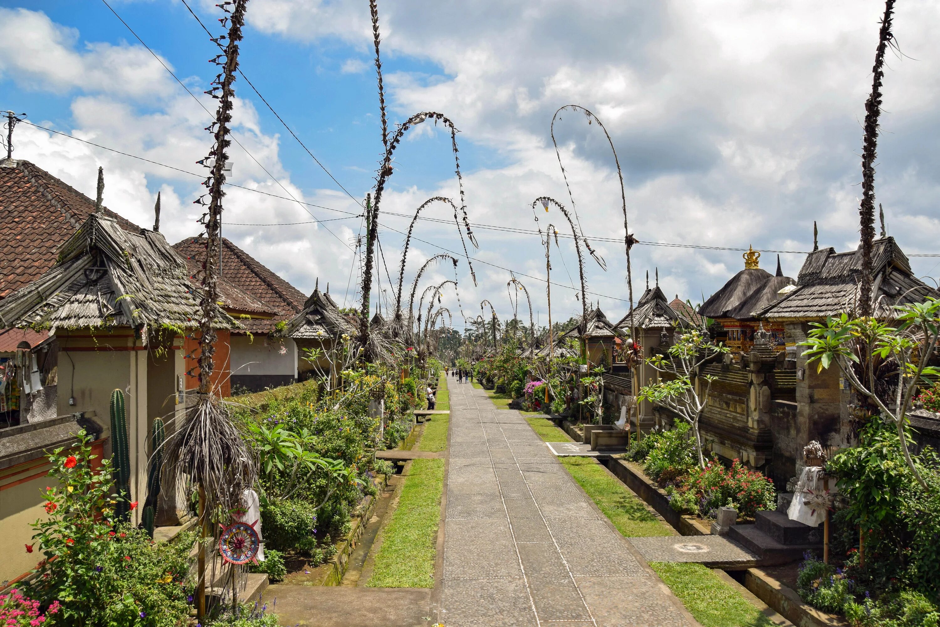 Www village. Бали деревня Убуд. Деревня Пенглипуран Бали. Денпасар Бали улицы. Убуд Бали улицы.