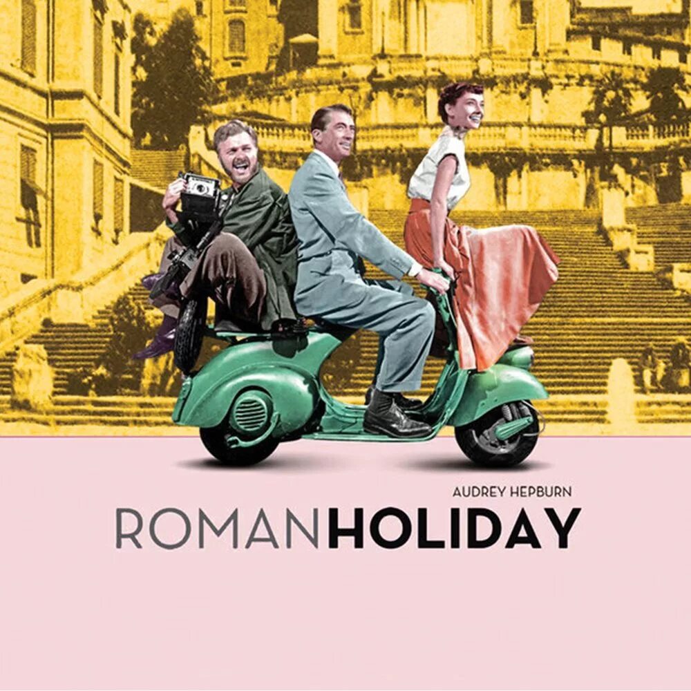 Римские каникулы обложка. Roman Holiday 1953.