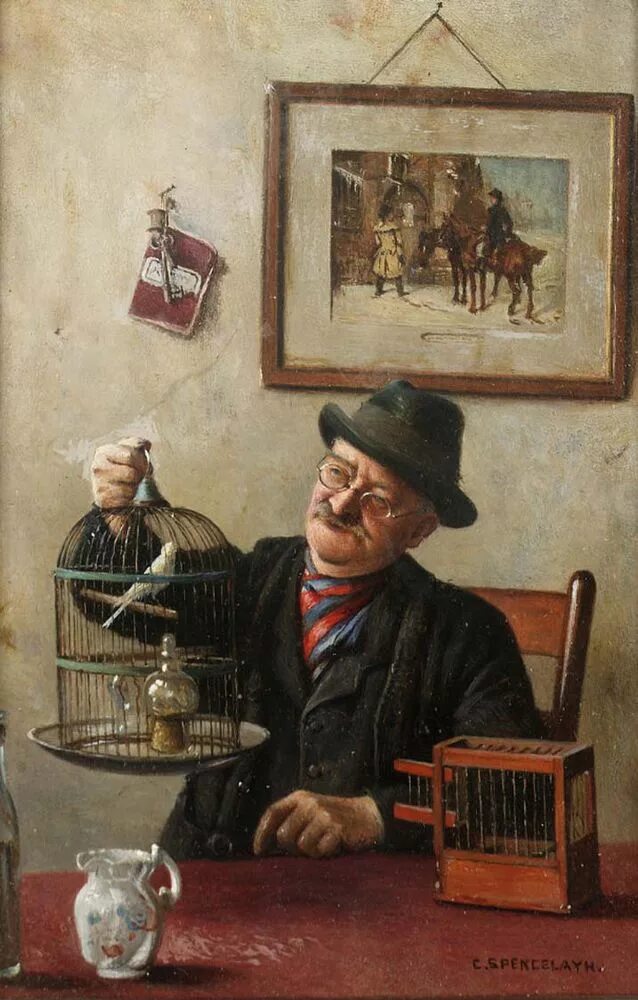 Художник Charles Spencelayh 1865-1958. Charles Spencelayh художник. Были когда то и мы рысаками