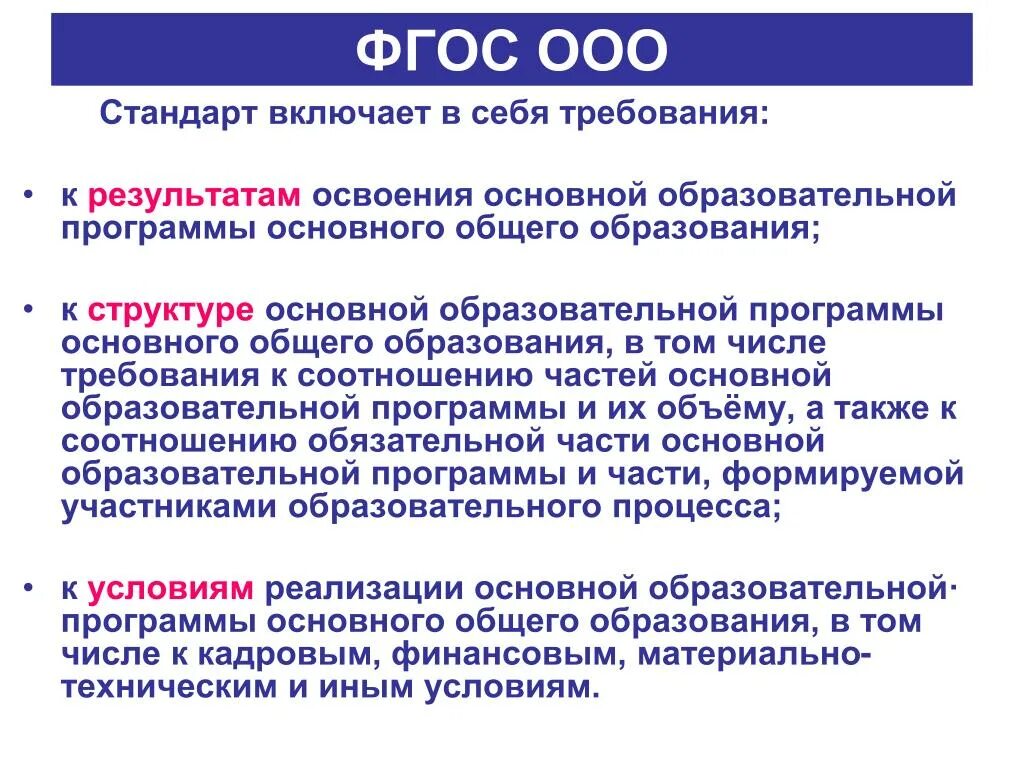 Требования фгос ооо и соо. ФГОС общего основного образования требования к результатам освоения. Структура программ согласно требованиям ФГОС. Требования к результатам освоения ООП В ФГОС 2021. Требования стандартов ООО К результатам освоения ООП.