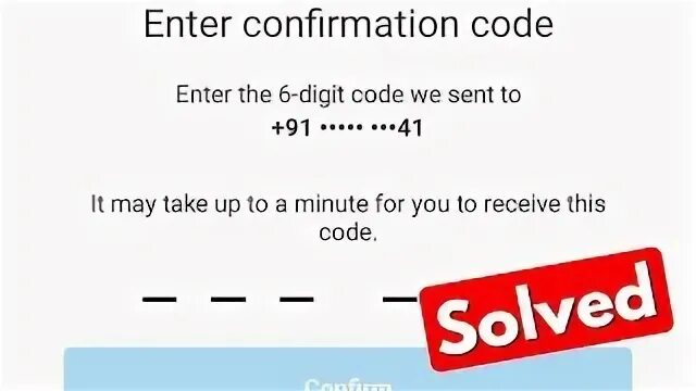 Confirm enter. Enter the code we just sent to +79608987900 change Phone number verification code. ×Invalid confirmation code!. Your confirmation code: 995829.. <#>Your confirmation code: 823483. S+gwucdogqs.