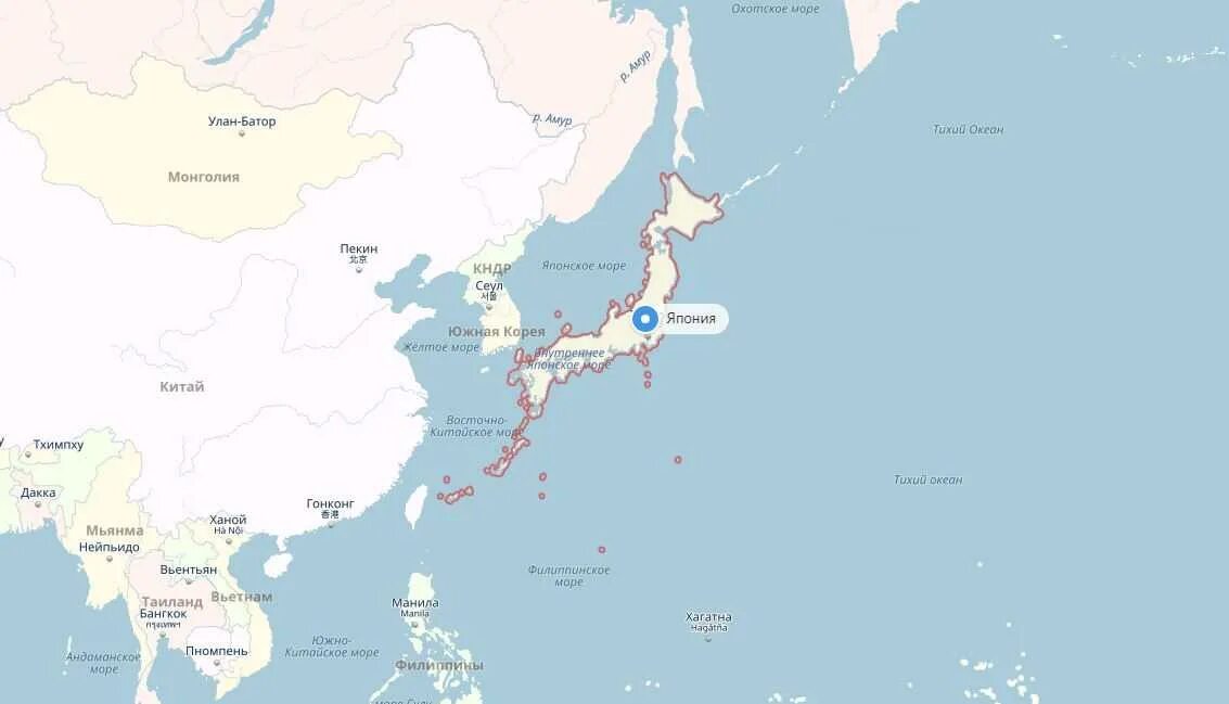 Моря Японии на карте. Японское море политическая карта. Япония на карте России. Японское море на карте. Океаны омывающие японию