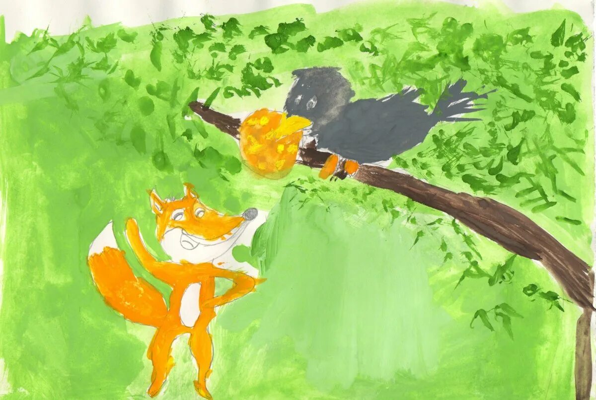 Лисица и ворон иллюстрации. Ворона и лисица. Басни. Басня Крылова ворона и лисица. Лиса из басни Крылова ворона и лисица. Рисунок к басне ворона и лисица.