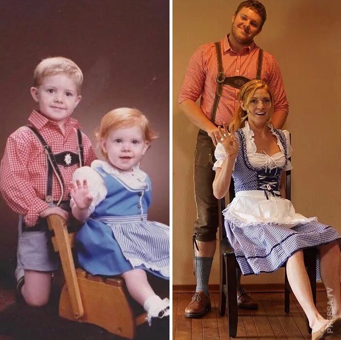 Вернулся через много лет. Семейные фотосессии спустя года. Воссоздание детских снимков. Воссоздание детских фотографий. Фото спустя годы.