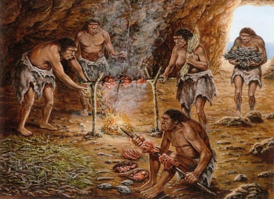 Древние пещерные люди