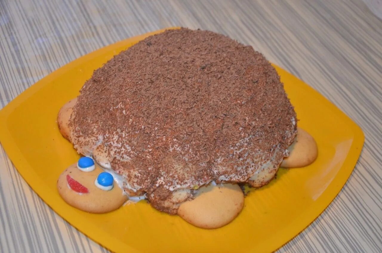 Торт черепашка со сгущенкой. Торт черепашка со сгущенкой