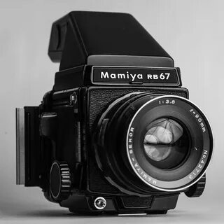 This is my Mamiya RB67 Pro S with Mamiya Sekor 90/3.8 lens, Graflex 6x6 bac...