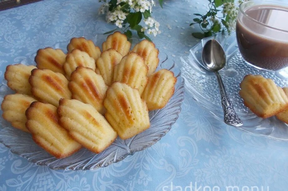 Печенье "Мадлен" от Александра Селезнева Madeleine citron, Recette madeleine, Re