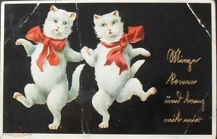 Маска песня танцы кот. Танцующие кошки. Открытка с кошечкой в платочке. Танец красных котят. Картина красные Танцующие кошки.