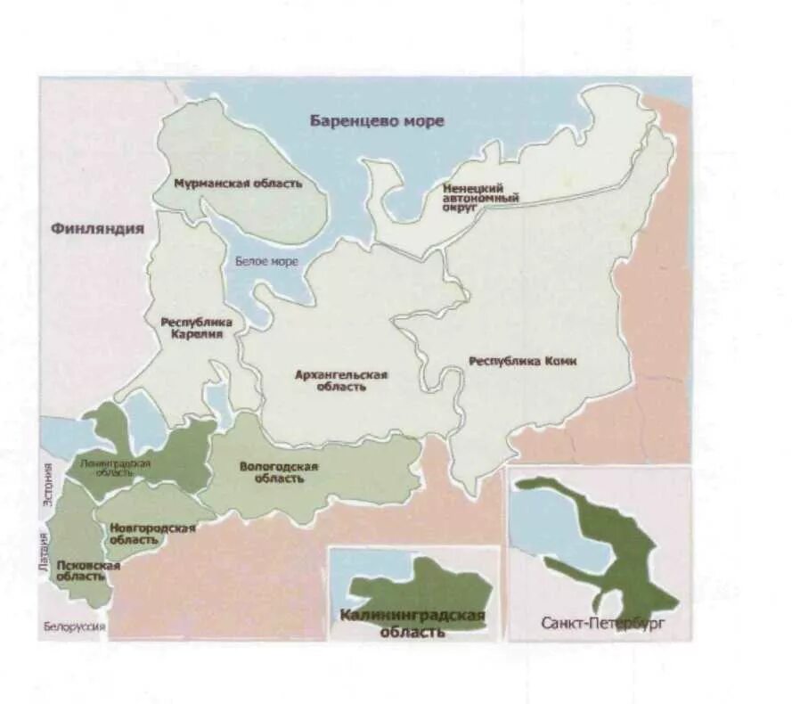Карелия входит в россию. Карта Северо-Западного федерального округа. Северо-Западный федеральный округ состав карта. Северо-Западный федеральный округ рельеф. Этническая карта Северо Западного федерального округа.