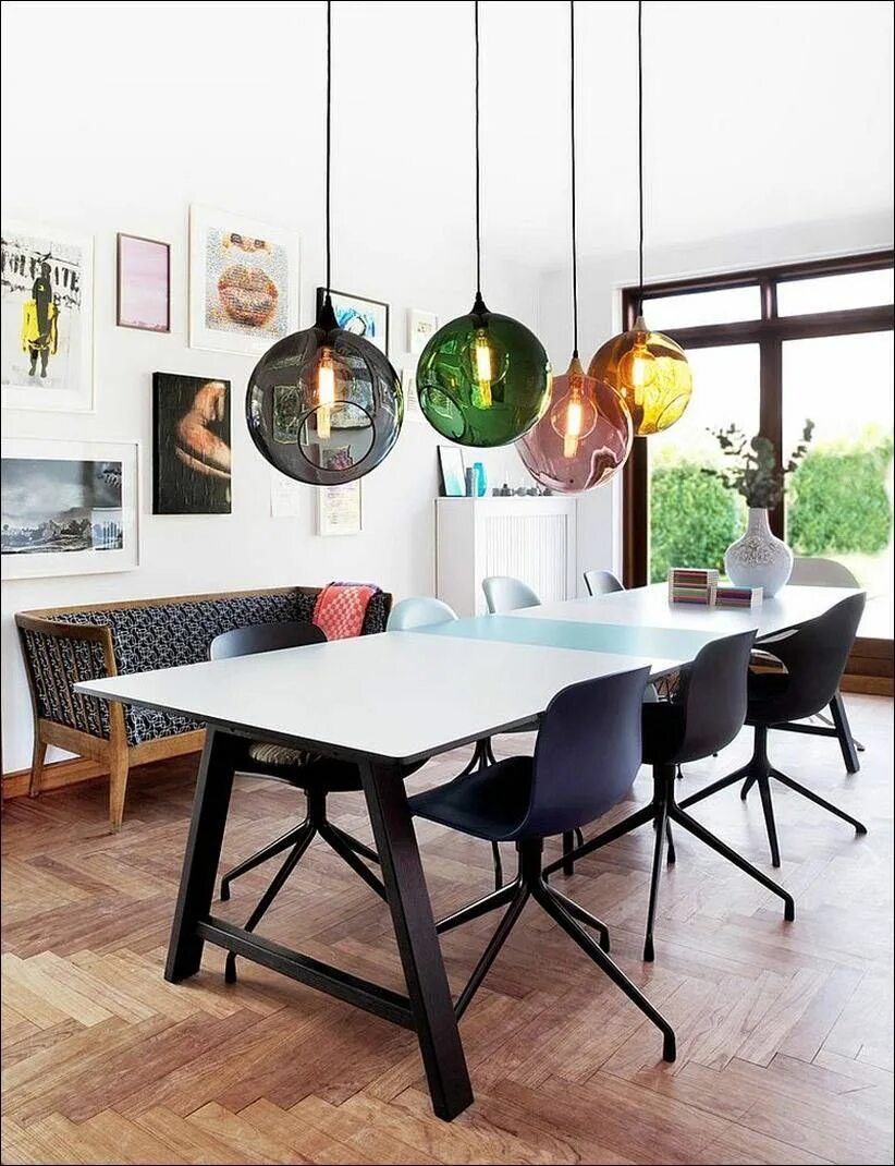 Светильник над столом на кухне. Подвесы над барной стойкой. Подвесная люстра restoration hardware clear glass café round 20th c. Светильник над столом на кухне. Подвесной светильник (над обеденным столом) стокгольм икеа.