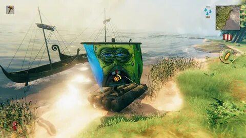 Valheim мод корабль
