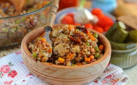 Гречка с мясом и овощами рецепт