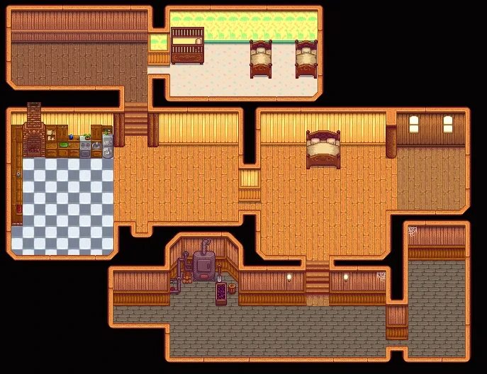 Подвал stardew. Stardew valley интерьер подвал. stardew valley подвал. stardew valley погреб. stardew valley подвал в доме.