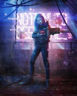 Cyberpunk девушек