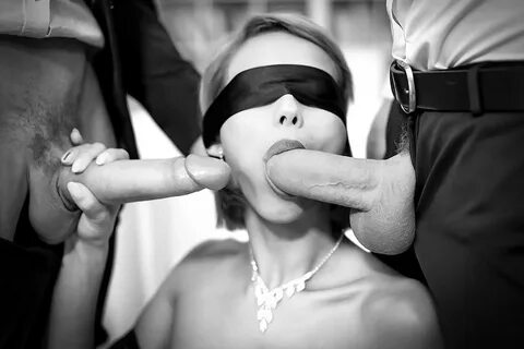 Slideshow wife blindfold your dick is bigger porn.