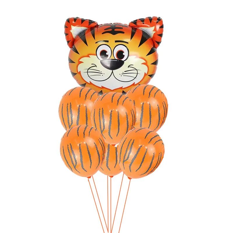 Тигр шаров. Шарик тигр. Шар фольга тигр. Шар Тигренок. Воздушный шарик тигр.
