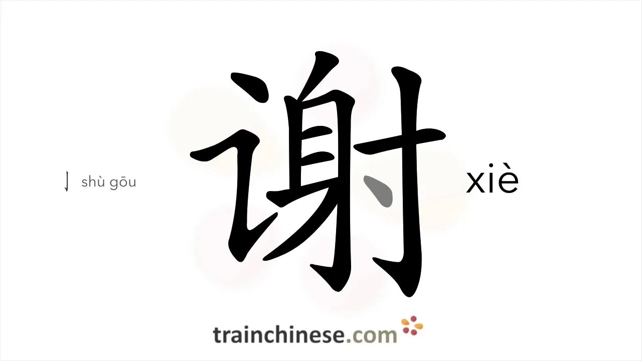 Как будет на китайском спасибо. Порядок написания иероглифа xiexie. Xie иероглиф китайский. Иероглиф спасибо на китайском. Xie Xie иероглиф.