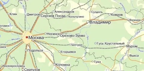 Ковров до владимира км