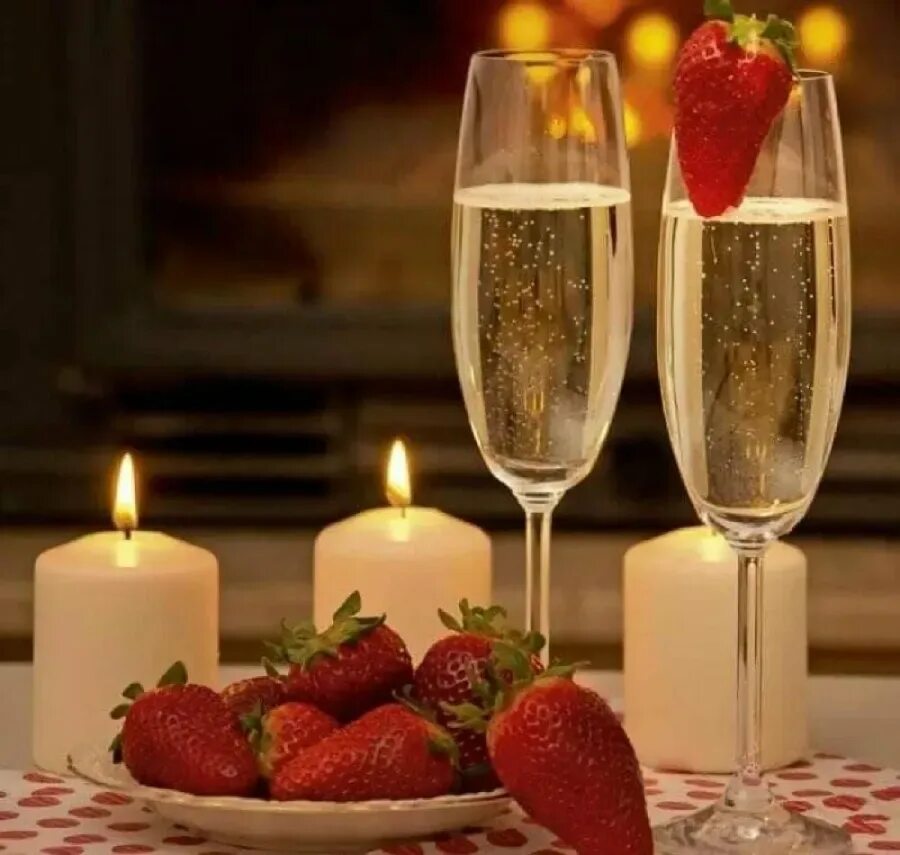 Романтический вечер. Романтичный вечер. Романтический ужин с шампанским. Хорошего вечера и настр. Приятно проведенный день