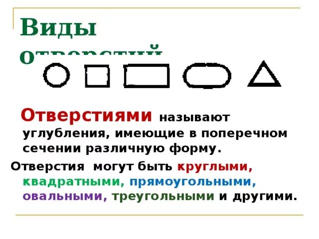 Операция дырками как называется