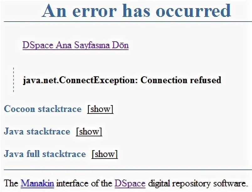 Java net connectexception connection