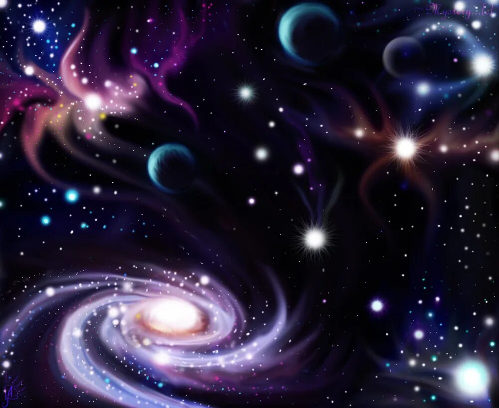 рисунок галактики. вселенная красками. космическое пространство пастелью. правополушарное рисование космос. космос живопись.
