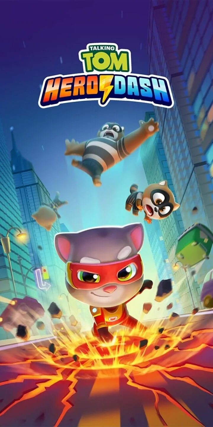 Игра говорящий погоня. Talking Tom Hero Dash. Талкинг том Hero Dash. Talking Tom Hero Dash том.