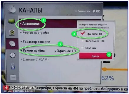 Телевизор не находит один канал