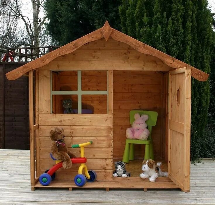 Домик из дерева своими руками фото The Amazing Wee Dinky House Playhouse 1001 Gardens Holzhütte garten, Haus und