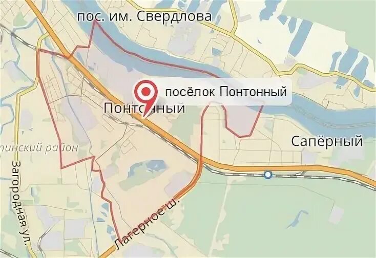 Поселок понтонный ленинградская область