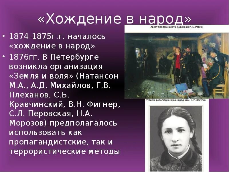 Весной 1874 года началось это массовое движение. 1874-1875 Хождение в народ. 1874 -1875 Гг. – «хождение в народ». Хождение в народ 1874 кратко. Хождение в народ 1874 участники.